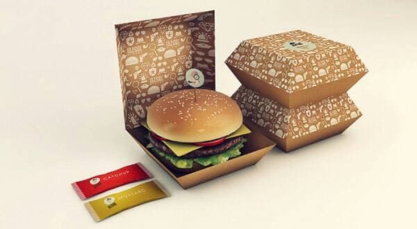 Printed Burger Boxes